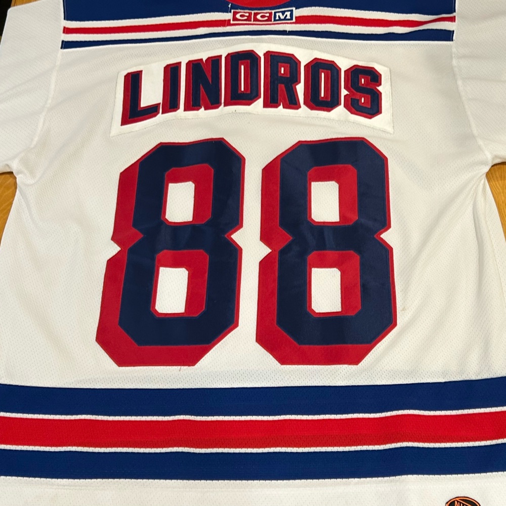 Vintage CCM Eric Lindros NY Rangers jersey